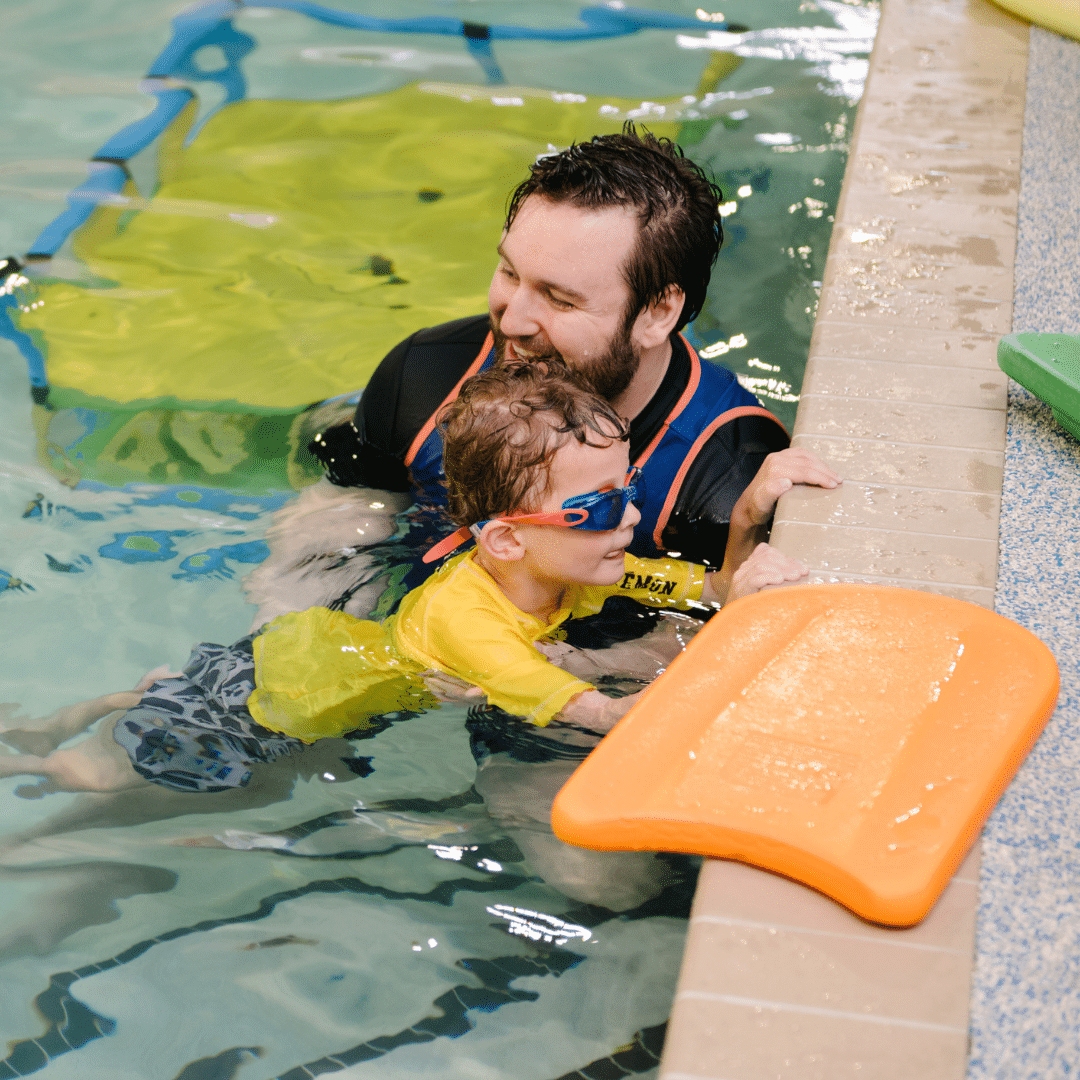 Cameron teaching kicking drills
