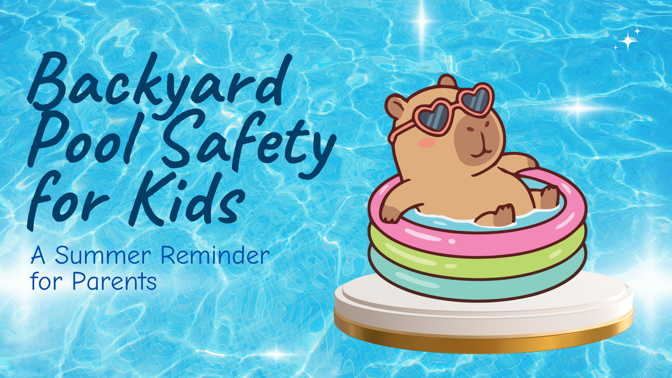 backyard pool safety for kids with adult supervision