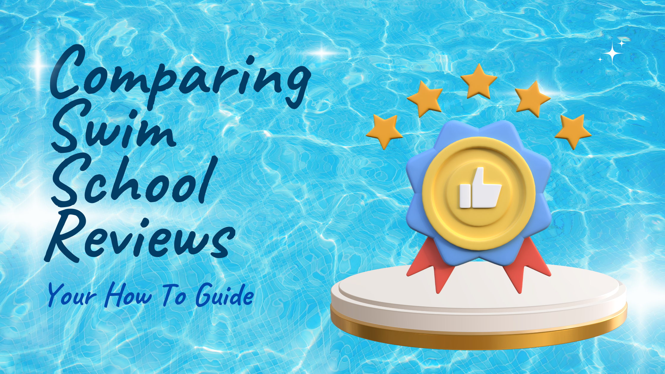 Parent comparing swim school reviews online to find safe and high-quality swimming lessons in the GTA.